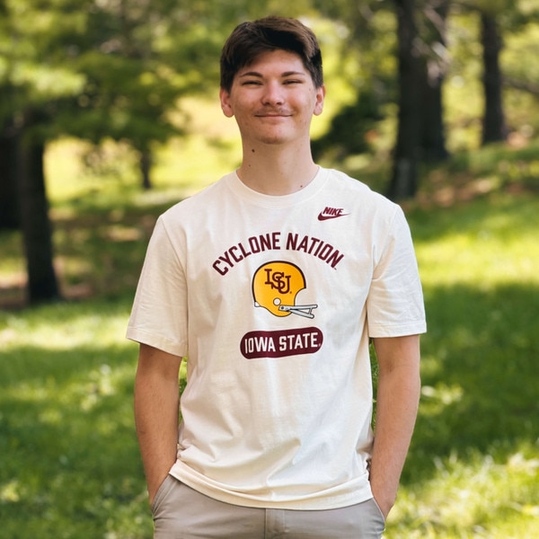 Nike ISU Cyclone Nation Fanwear 26 Natural Core Short Sleeve T-Shirt
